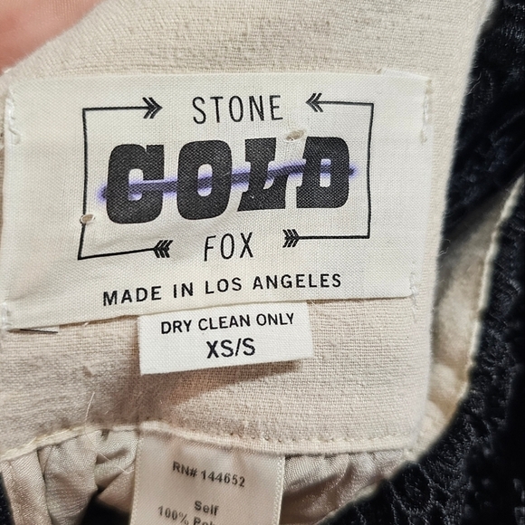 Revolve Stone Cold Fox Iowa Dress In Black Size XS Small Party Lace Overlay - Picture 9 of 10